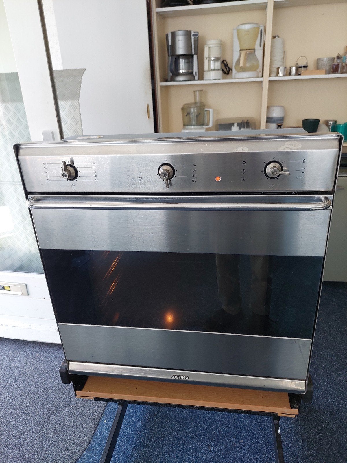 SMEG inbouw oven in nette staat, Ophalen, Minder dan 85 cm, 4 kookzones, Zo goed als nieuw