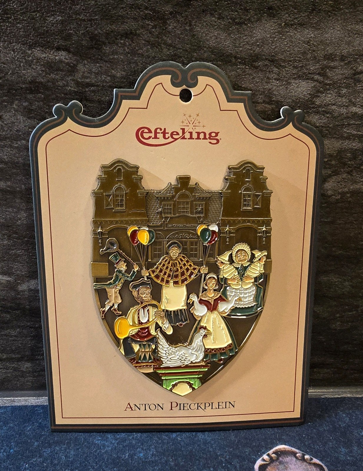 Efteling Pin -  Anton Pieckplein XL pin, Verzamelen, Efteling, Nieuw, Button of Speldje, Ophalen of Verzenden