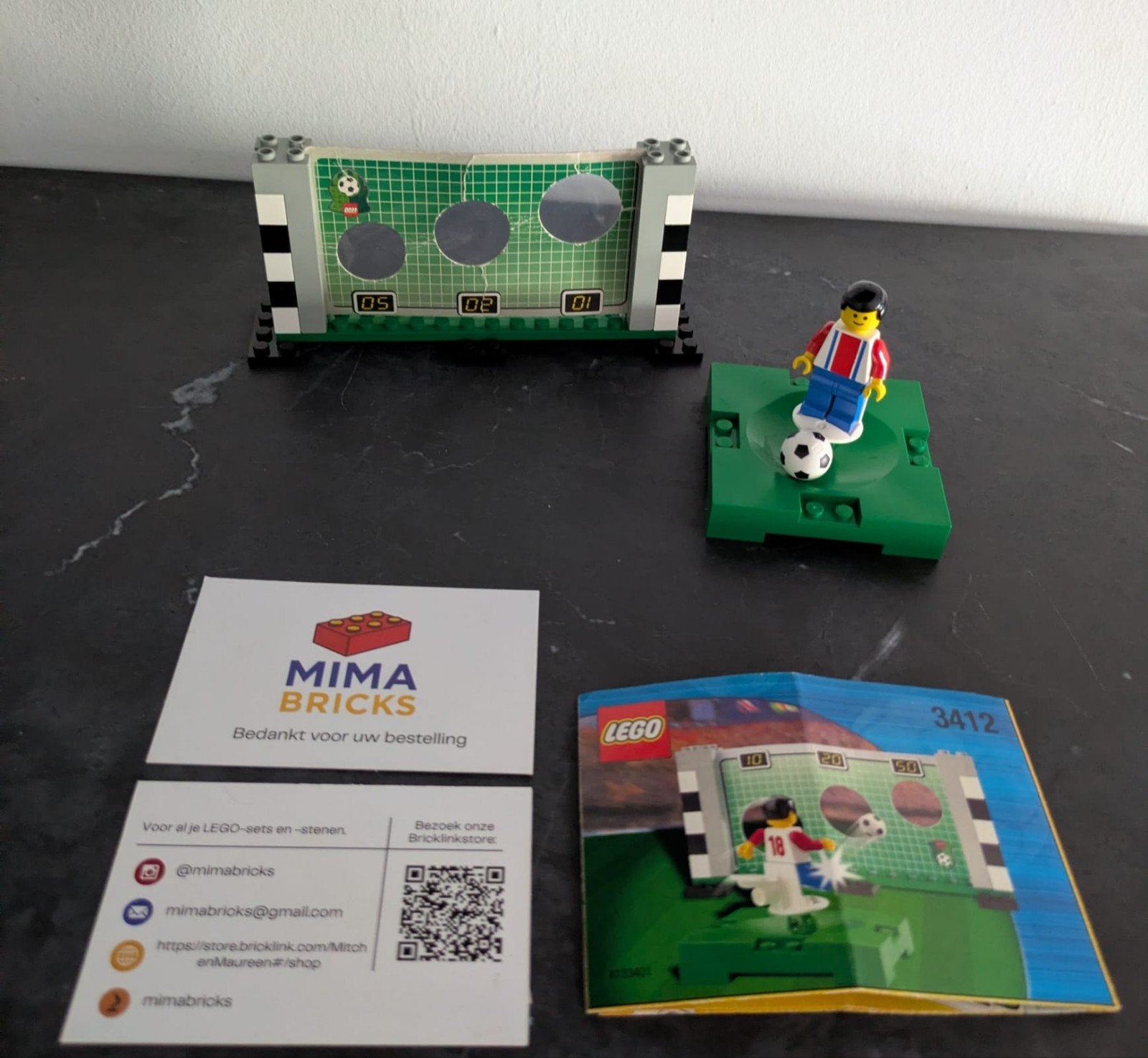 Lego Voetbal Set 3412, Ophalen of Verzenden, Lego, Lego, Lego