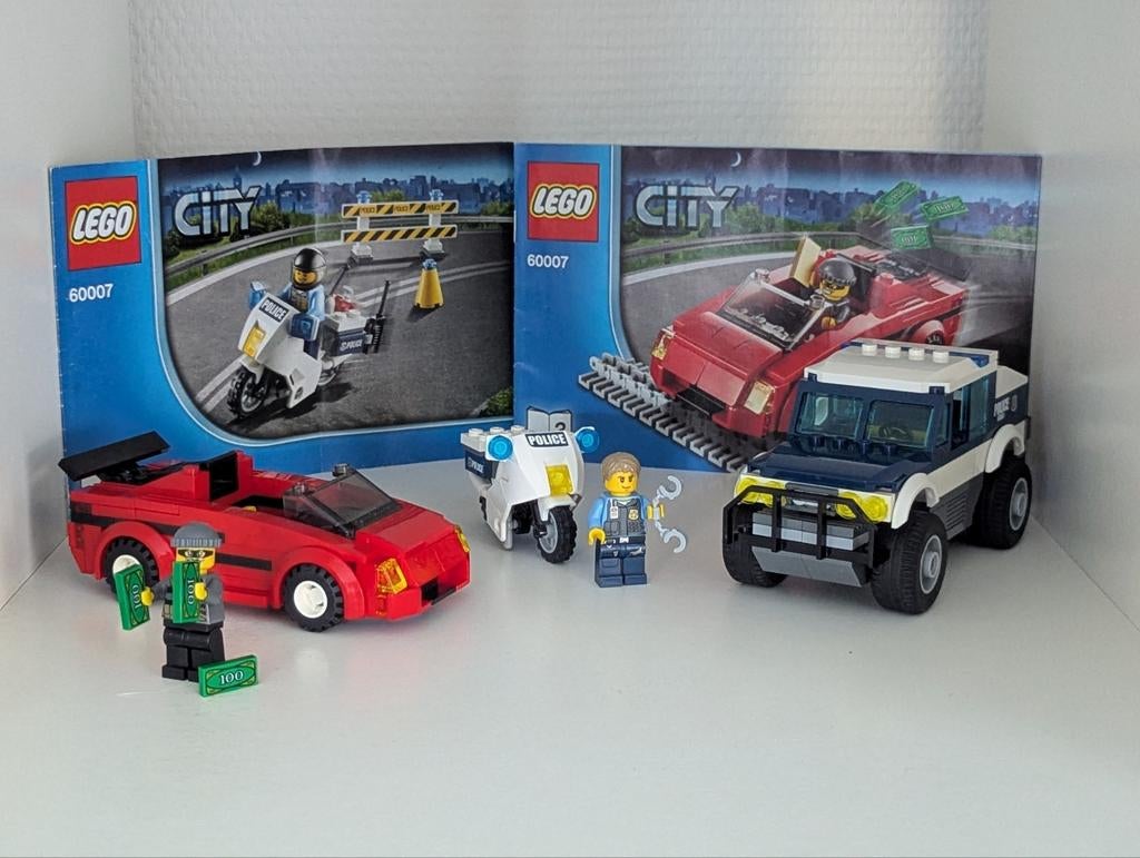 Lego 60007 Politie achtervolging, City, Lego, Ophalen of Verzenden, Zo goed als nieuw