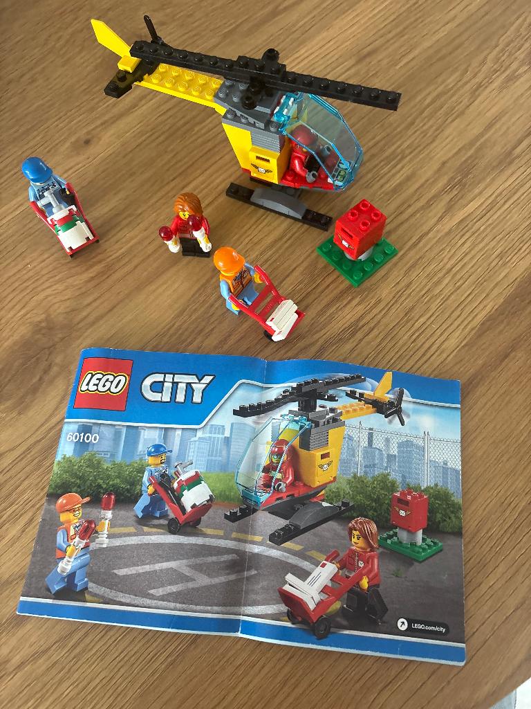 60100 lego city helikopter, City, Lego, Ophalen of Verzenden, Complete set