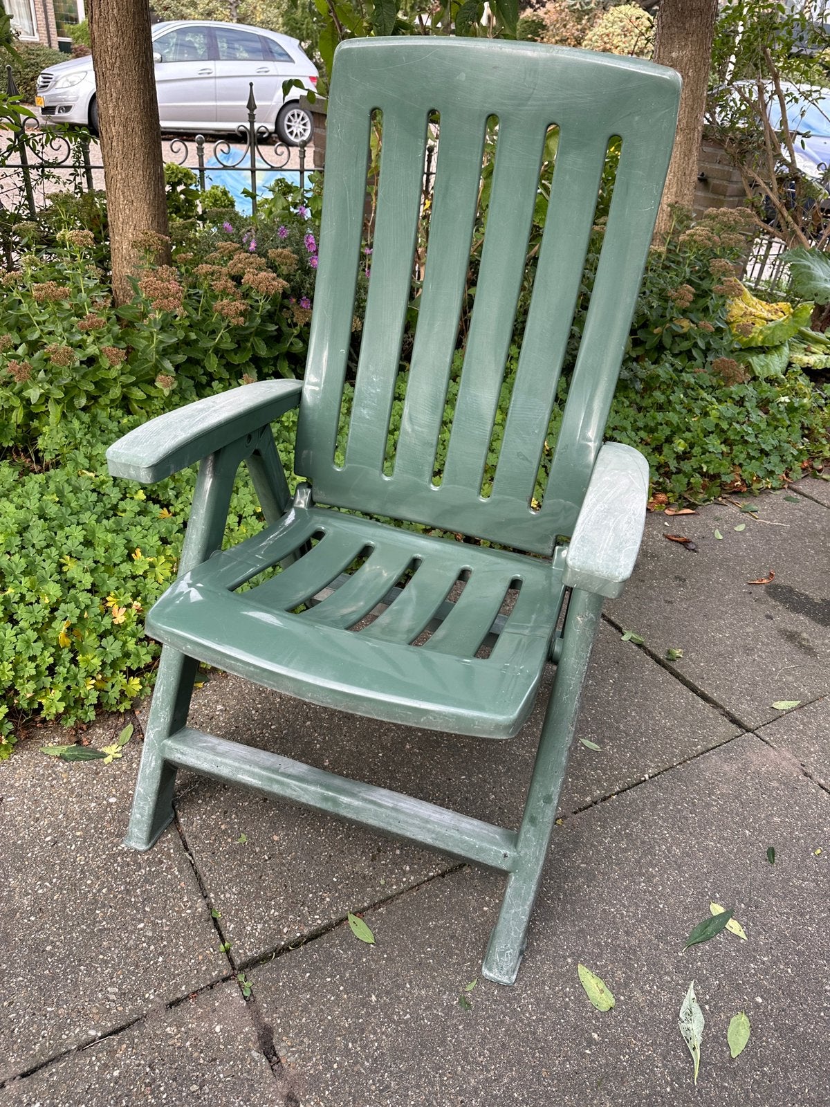 Gratis tuinstoel, Ophalen, Gebruikt, Kunststof