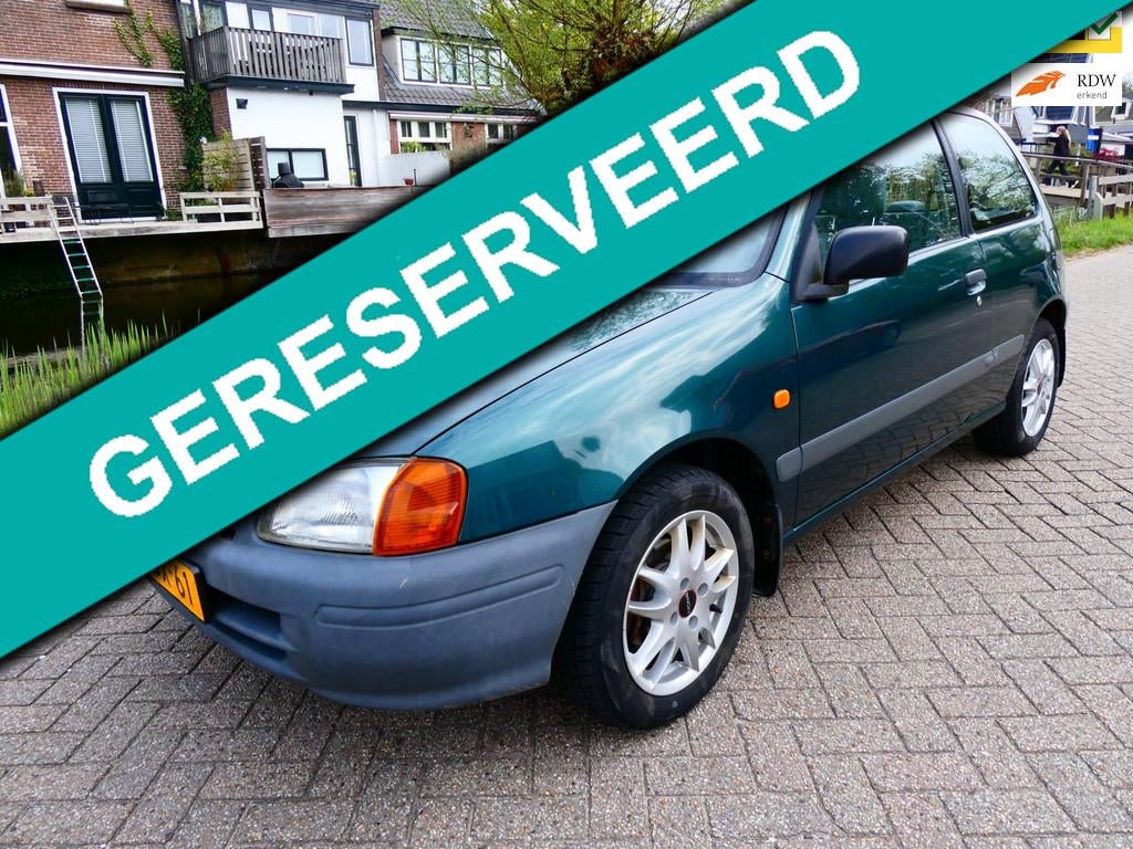 Toyota Starlet 1.3-16V Stuurbekrachtiging Trekhaak 167.000km, Stof, Gebruikt, 4 cilinders, Starlet