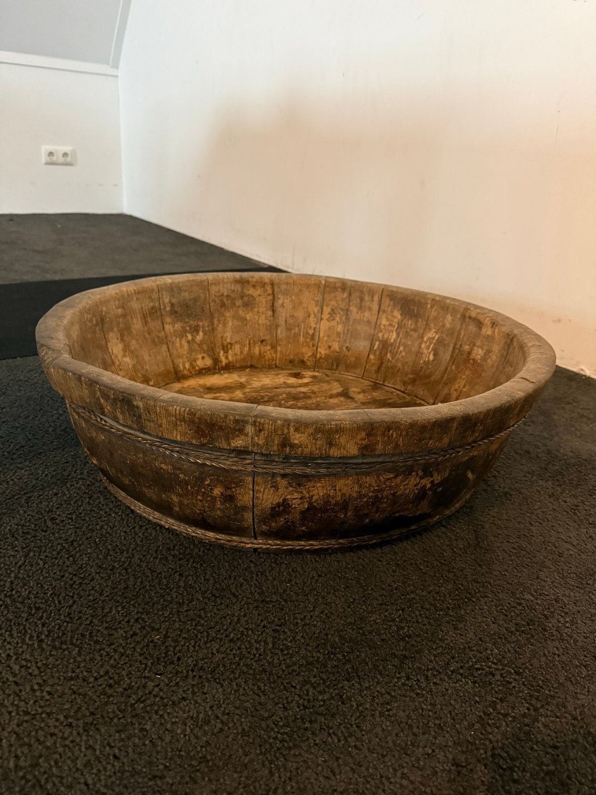 Houten trog / Decoratieve Schaal, Ophalen