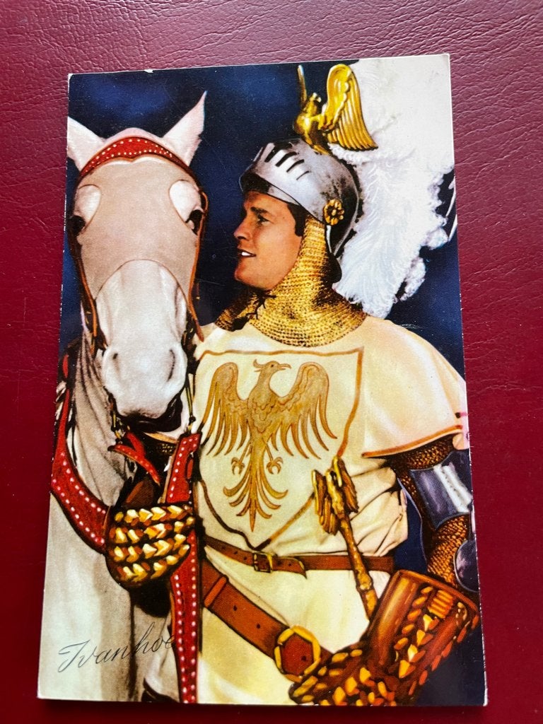 ansichtkaart / kaart van Ivanhoe / Roger Moore 6., Verzenden, 1960 tot 1980, Sterren en Beroemdheden