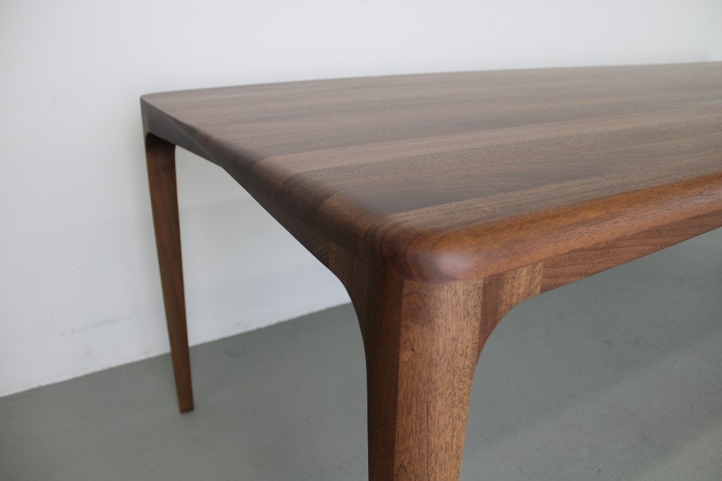 Artisan Twist tafel, Europees walnoot, 180/90/76 cm, Ophalen, Nieuw, 50 tot 100 cm, 150 tot 200 cm