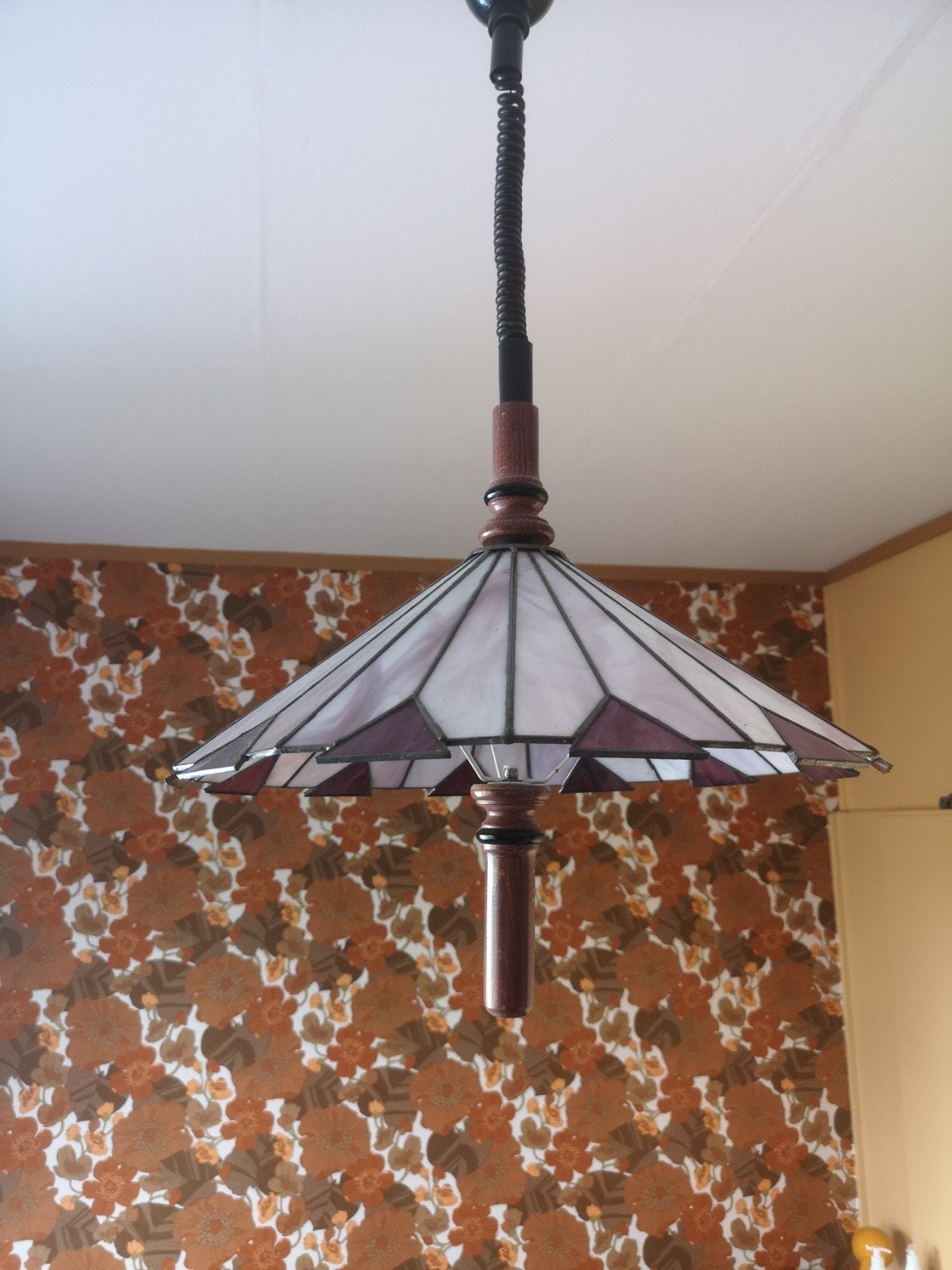 Tiffany lamp, Huis en Inrichting, Ophalen of Verzenden, Zo goed als nieuw, Glas, E27 (groot)