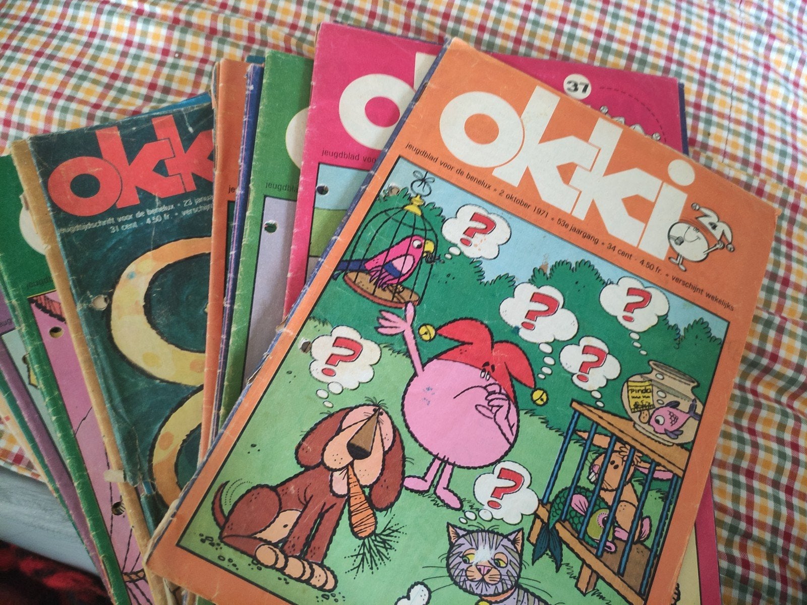Okki jeugdblad 1971-1973 (geen complete jaargangen), Meerdere comics, Ophalen of Verzenden, Gelezen, Europa