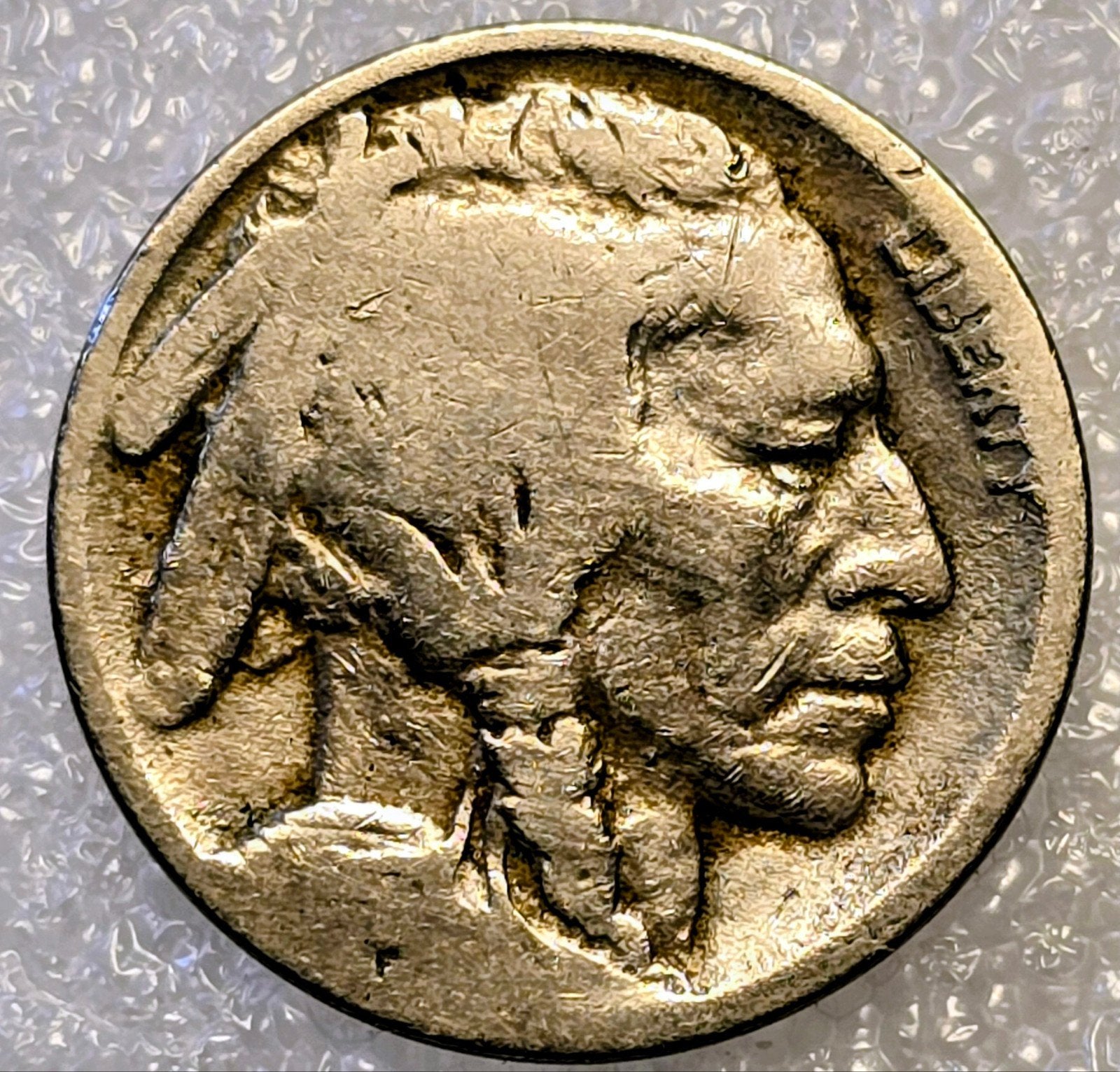 Zeldzame Buffalo Nickel munt - 1937 Drie Poten, Postzegels en Munten, Ophalen of Verzenden, Noord-Amerika, Losse munt
