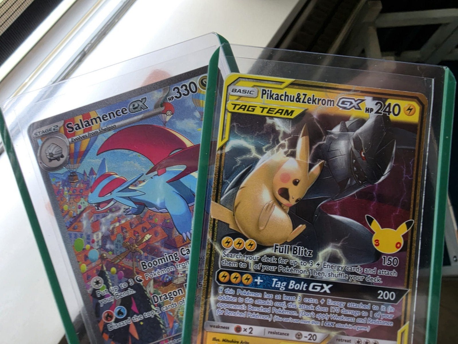 Pokémon Dubbel Hitjes - Salamence EX & Pikachu & Zekrom GX, Hobby en Vrije tijd, Ophalen of Verzenden