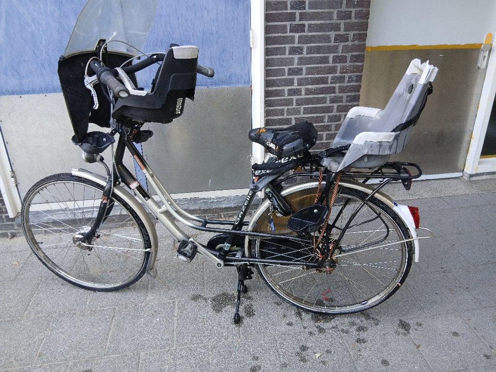 Gazelle 7 versnellingen 28 inch axa slot banden zijn lek, Fietsen en Brommers, Ophalen, 2 zitjes, Gebruikt, 56 cm of meer