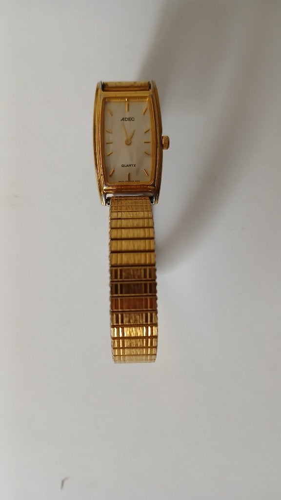 Adec quartz dameshorloge vintage, Gebruikt, Polshorloge, Ophalen, Overige merken