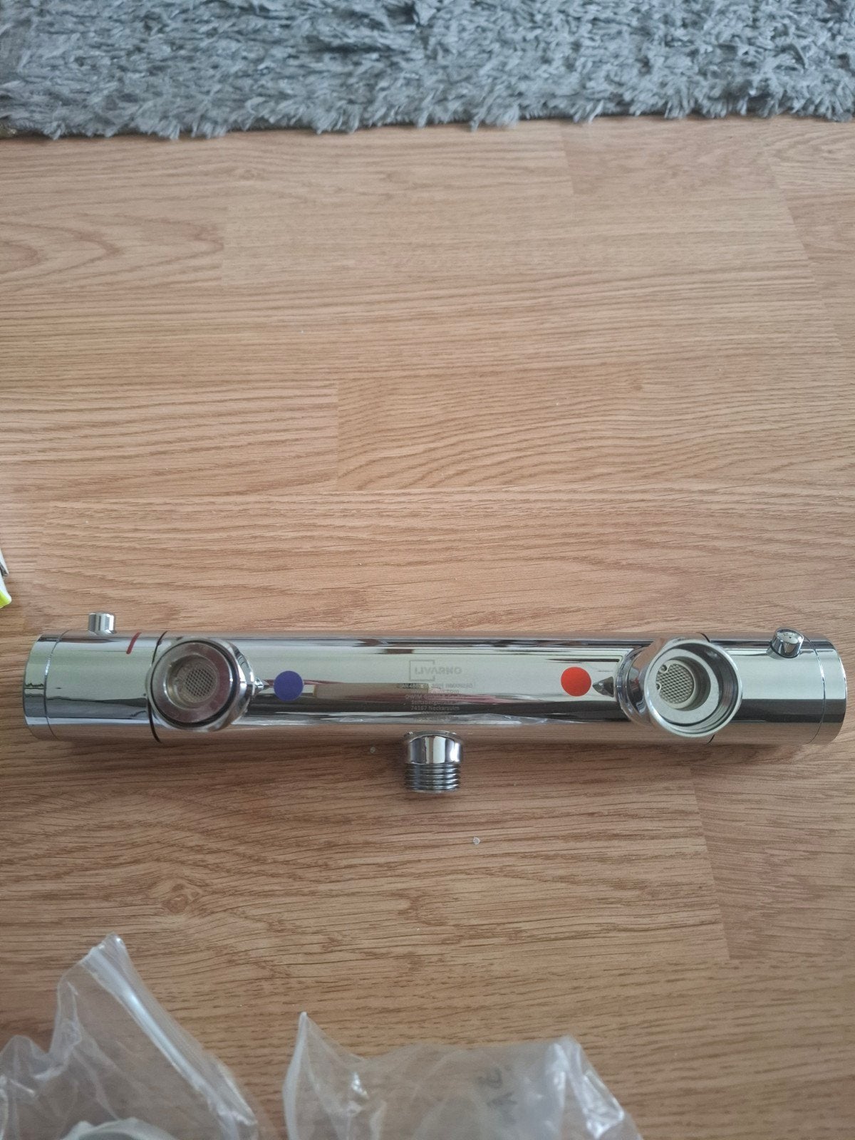 NIEUW. LIVARNO Thermostatische Douchemengkraan Chroom, Doe-het-zelf en Verbouw, Sanitair, Nieuw, Kraan, Chroom, Ophalen