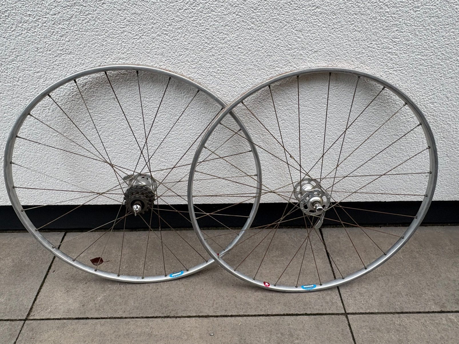Wielset Super Champion Campagnolo Record hoge flens naven, Ophalen of Verzenden, Gebruikt, Wiel, Aluminium