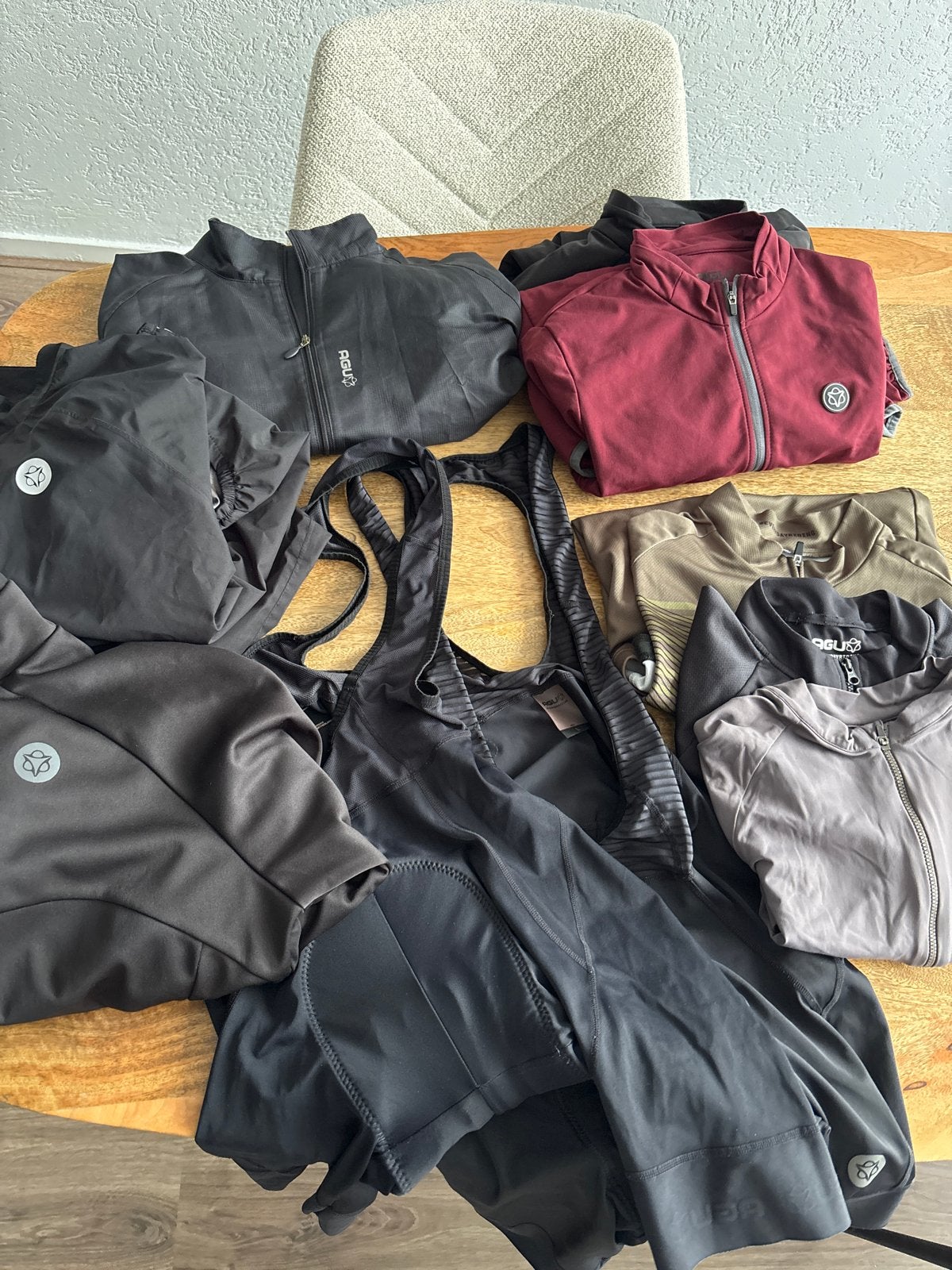 AGU Fietskleding Set Maat L - Diverse Items (ook per stuk), Gebruikt, Heren, Ophalen of Verzenden, L