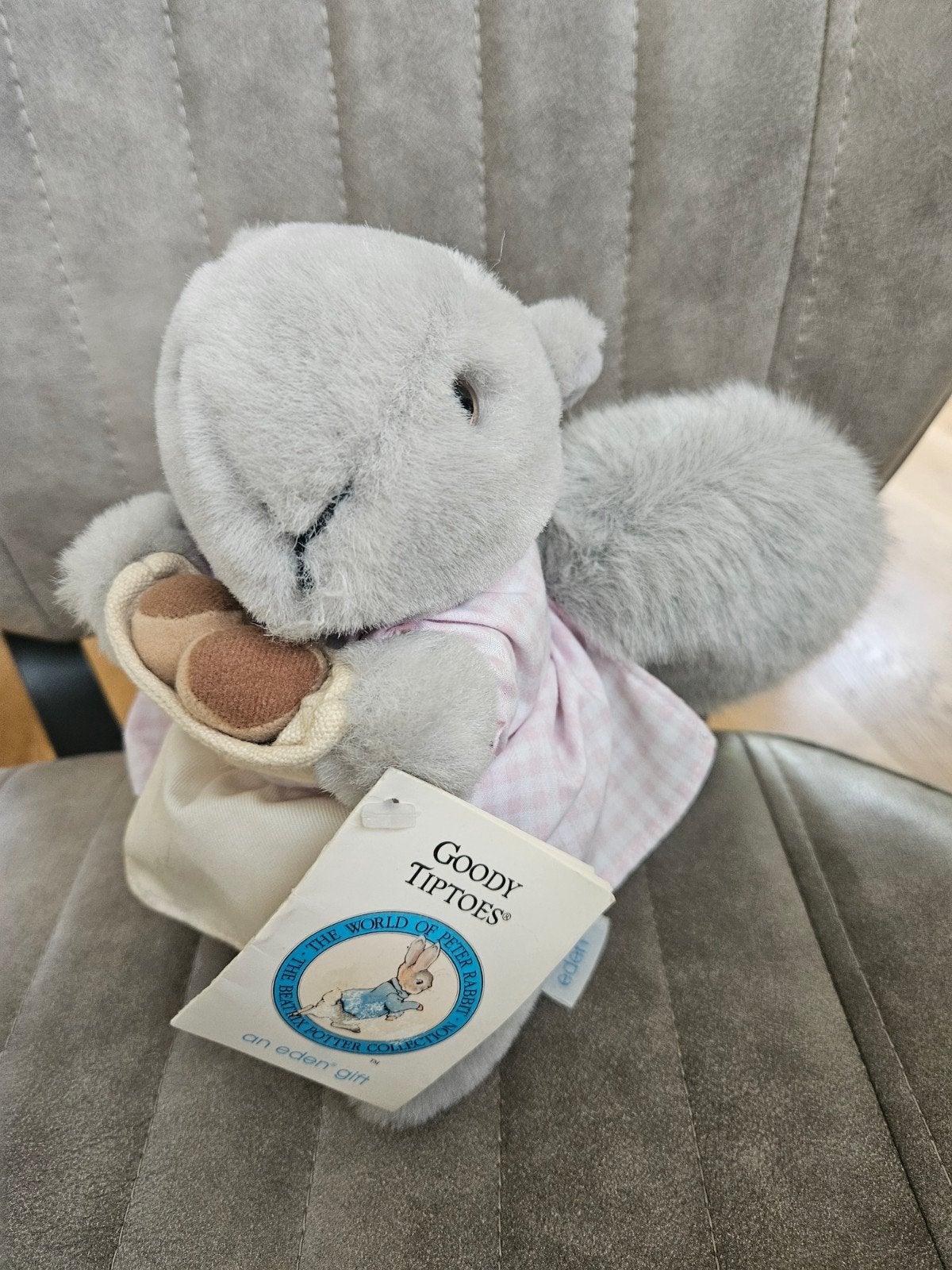 Goody Tiptoes eekhoorn knuffel The World of Peter Rabbit, Overige merken, Overige karakters, Overige typen, Grijs