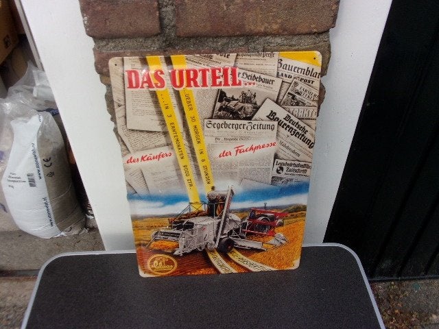 reclame bord nr 1, Ophalen, Zo goed als nieuw, Reclamebord