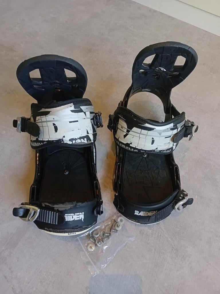 Nitro Raiden Strike snowboard bindings L, Ophalen of Verzenden, Gebruikt, Bindingen