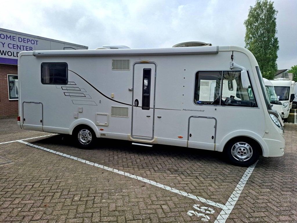 Hymer B698 Dakairco|Leren bekleding|, Caravans en Kamperen, Integraal, Chemisch toilet, 7 tot 8 meter, Hymer