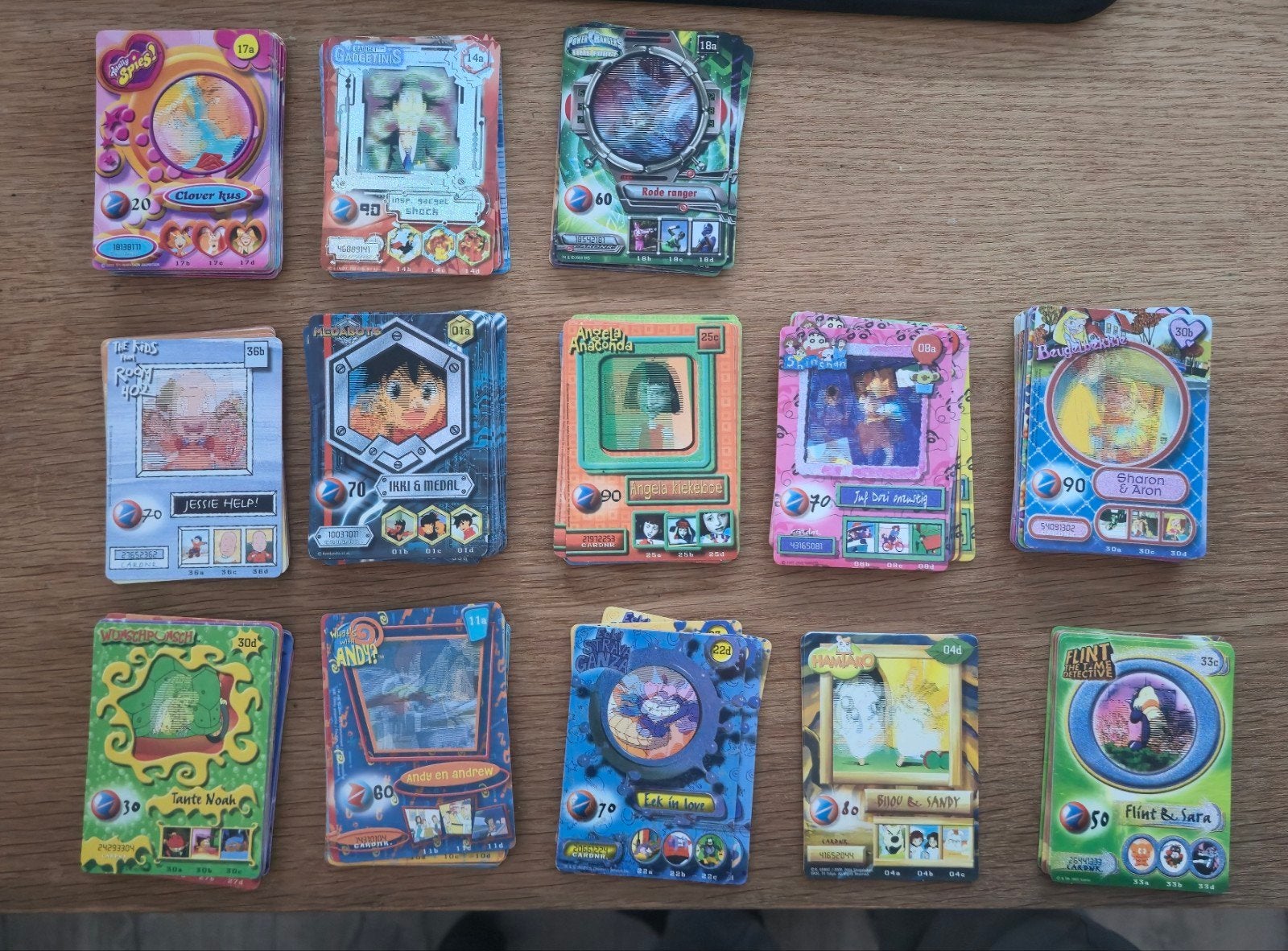Fox Kids Kaarten - Meer dan 200 stuks (incl. holo's), Ophalen of Verzenden