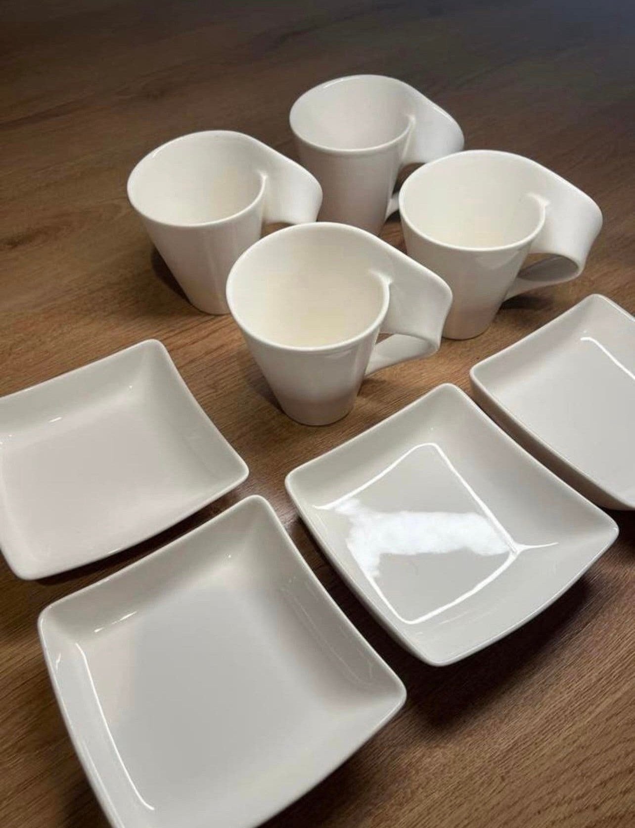 Villeroy & Boch NewWave mokken en schaaltjes +gratis servies, Ophalen, Villeroy & Boch, Zo goed als nieuw, Overige stijlen