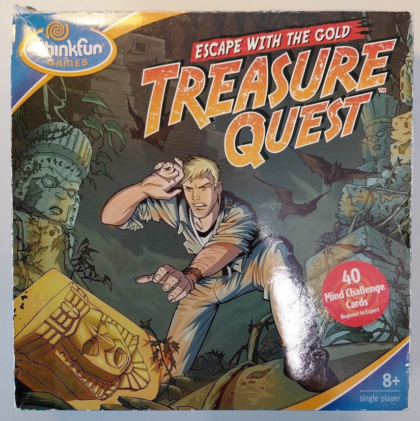 Thinkfun Treasure Quest - Ontsnap met het Goud Puzzelspel, Ophalen of Verzenden, Zo goed als nieuw, Puzzelen