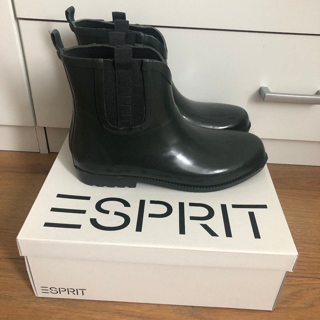 Dames regenlaars Nieuw! Esprit, Kleding | Dames, Ophalen, Nieuw, Regenlaarzen, Grijs