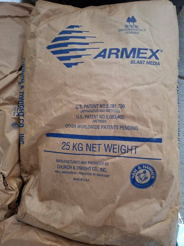 Armex Straal Soda Natriumbicarbonaat - ca. 750 kg, Ophalen