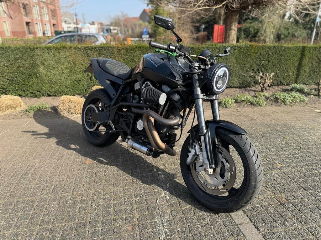 Buell X1 Lightning, Motoren, Sportuitlaat, 2 cilinders, 1199 cc, Motorrijbewijs A