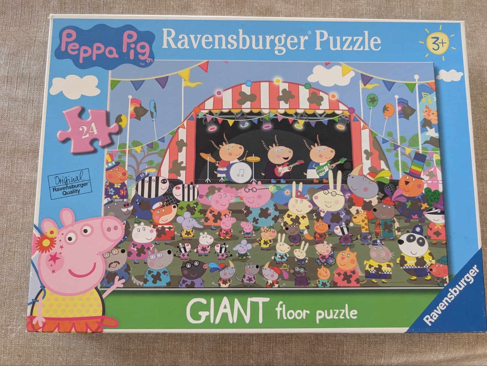 leuke Peppa big puzzel, Ophalen, 10 tot 50 stukjes, Zo goed als nieuw, 2 tot 4 jaar