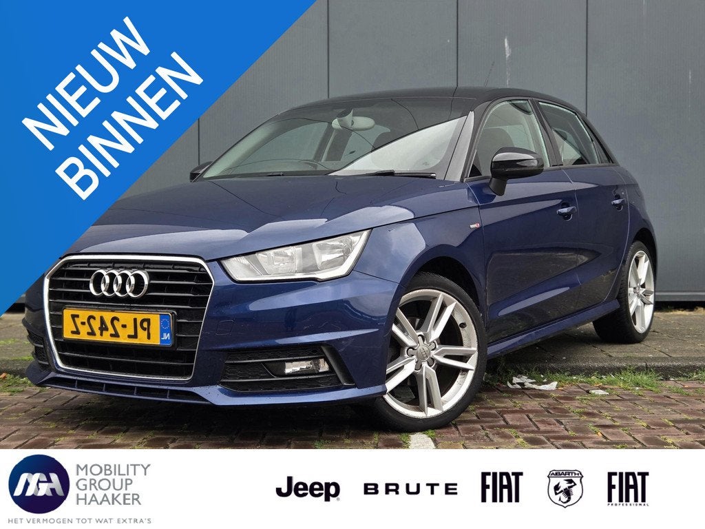 Audi A1 Sportback 1.0 TFSI Adrenalin | Navigatie | Bluetooth, Voorwielaandrijving, Stof, 95 pk, Blauw