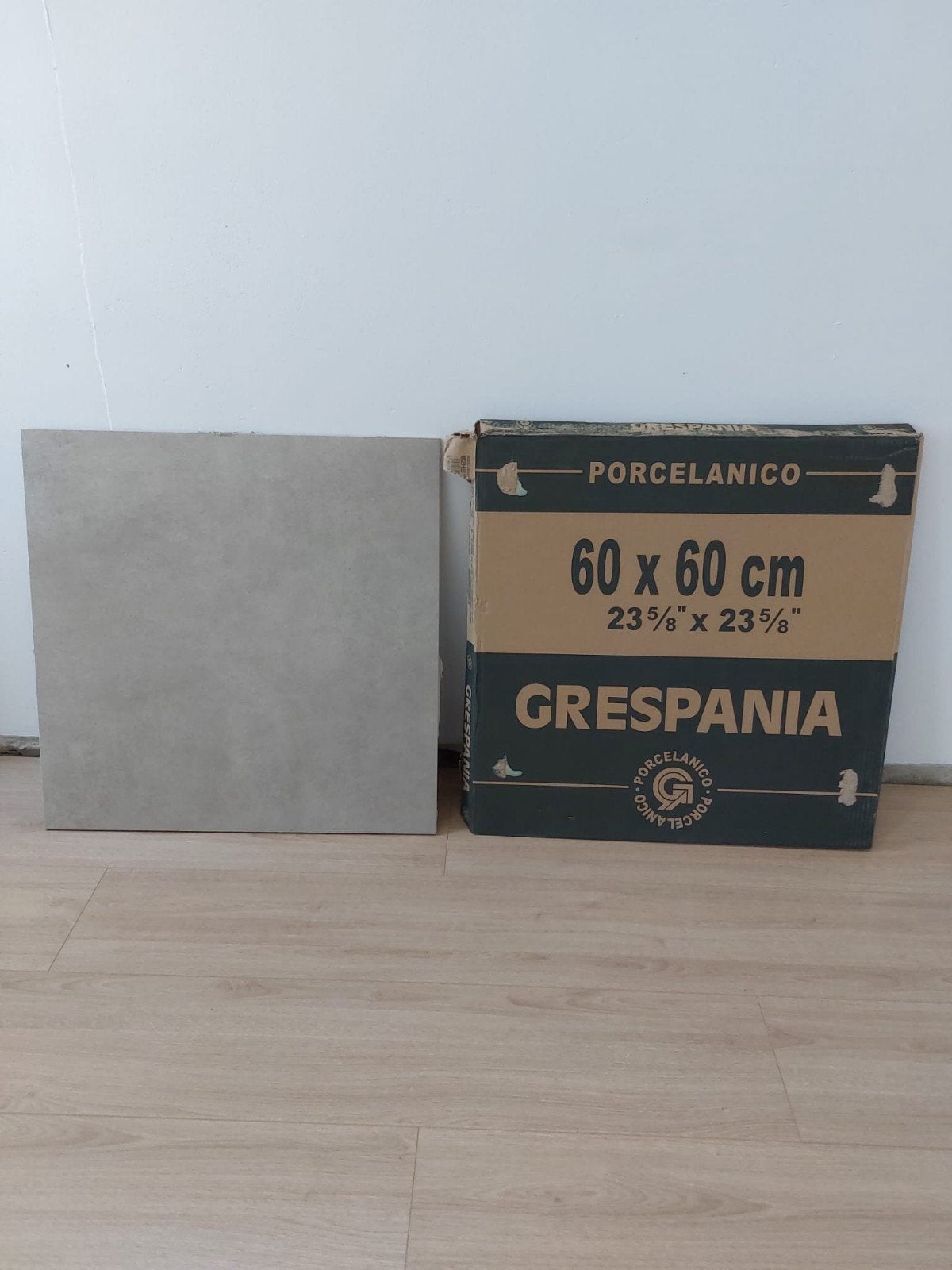 Vloertegels grijs / beige 60x60 6 stuks, Ophalen, 60 cm of meer, Nieuw, Minder dan 5 m²