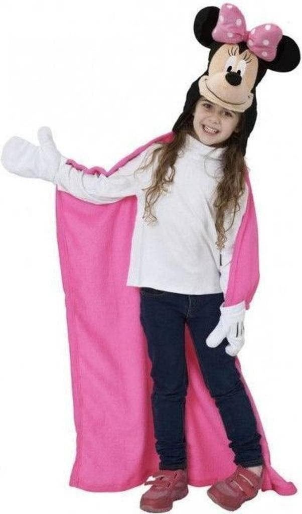 Minnie Mouse fleece deken capuchon *NIEUW IN VERPAKKING*, Ophalen of Verzenden, Nieuw, Minnie Mouse, Meisje