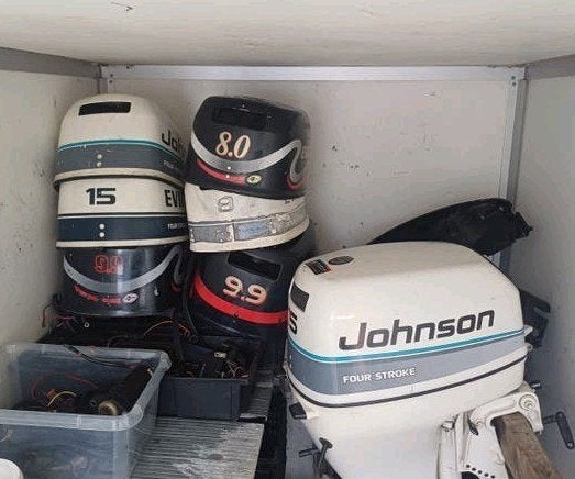 Johnson / Evinrude onderdelen 8 / 9.9 pk 9.9 / 15 pk 4 takt, Ophalen of Verzenden, Gebruikt, Motor en Techniek, Motorboot