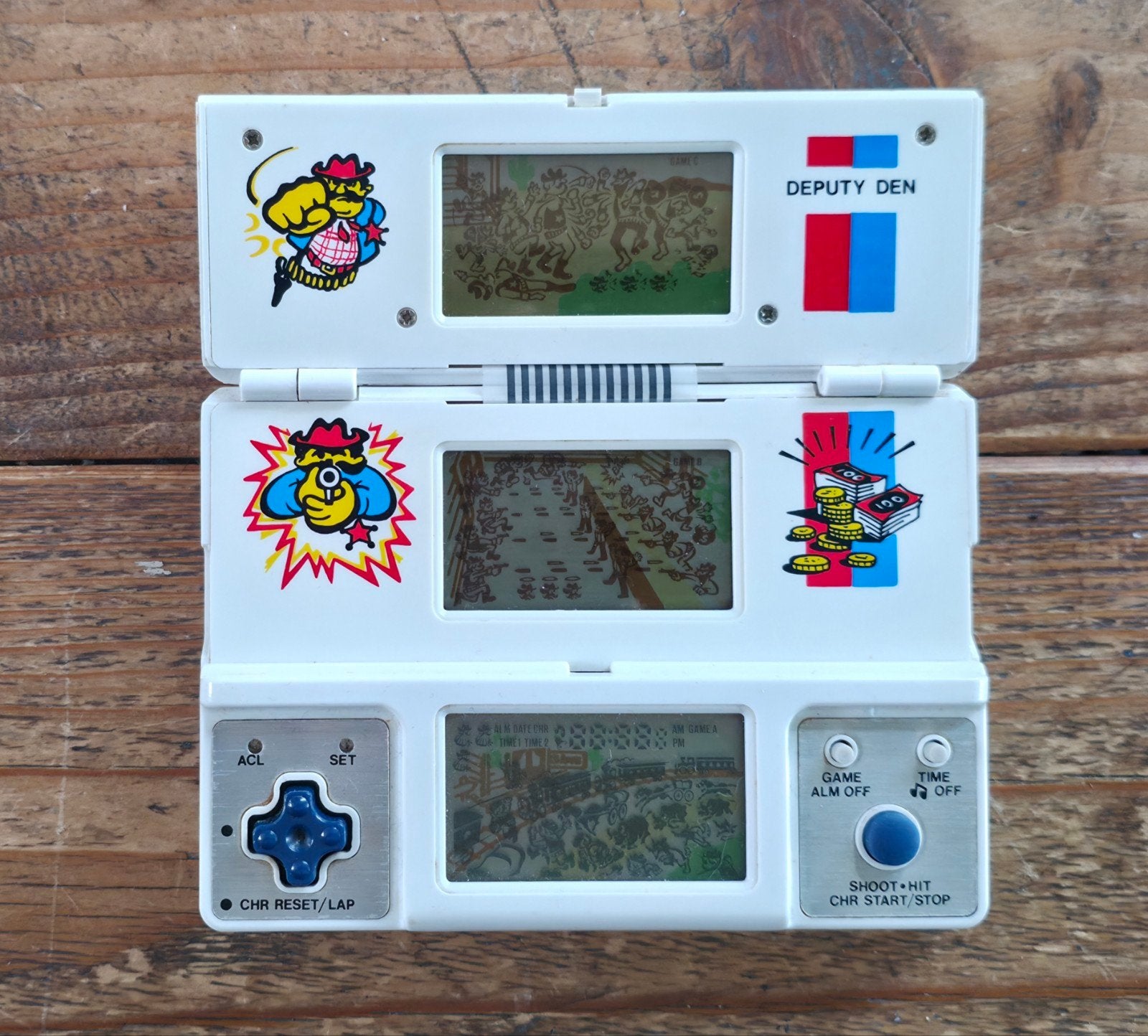 Nintendo Game & Watch Deputy Den Time & Fun Arcade Handheld, Spelcomputers en Games, Ophalen of Verzenden, Zo goed als nieuw, Game Boy Classic