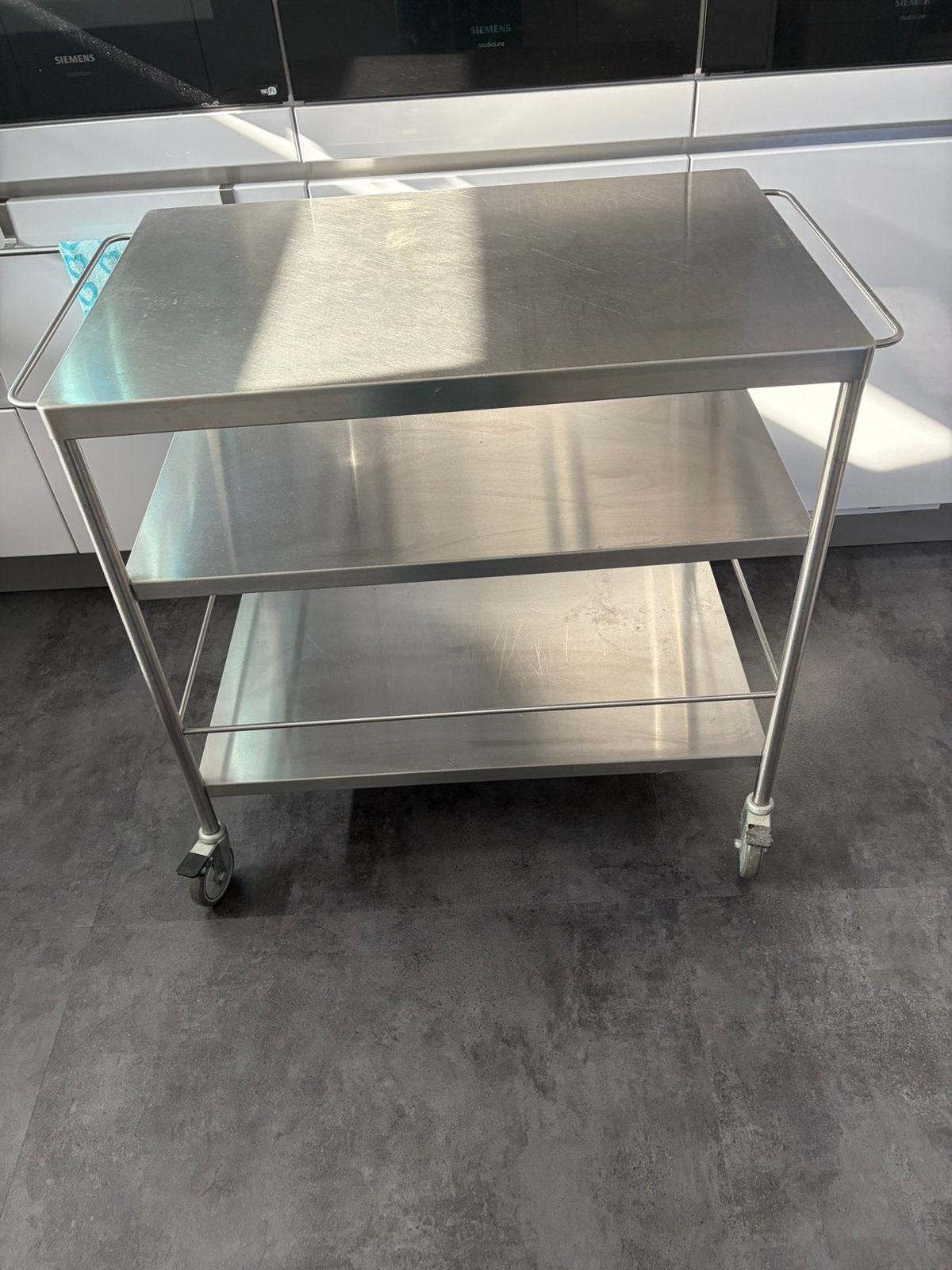 IKEA keuken trolley roltafel RVS, Ophalen, Gebruikt, IKEA, Keukentrolley