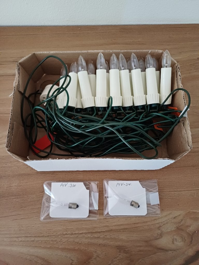 Vintage kerstverlichting, Diversen, Ophalen of Verzenden, Gebruikt