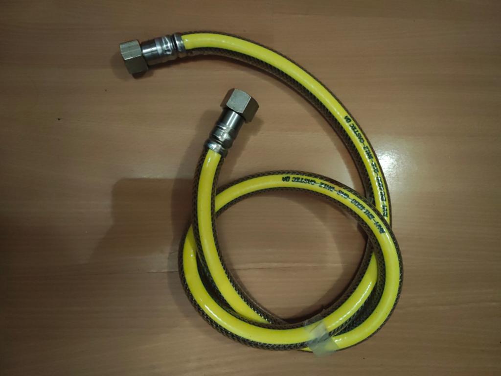Gasslang 125cm, Ophalen of Verzenden, Nieuw, Kabel of Snoer