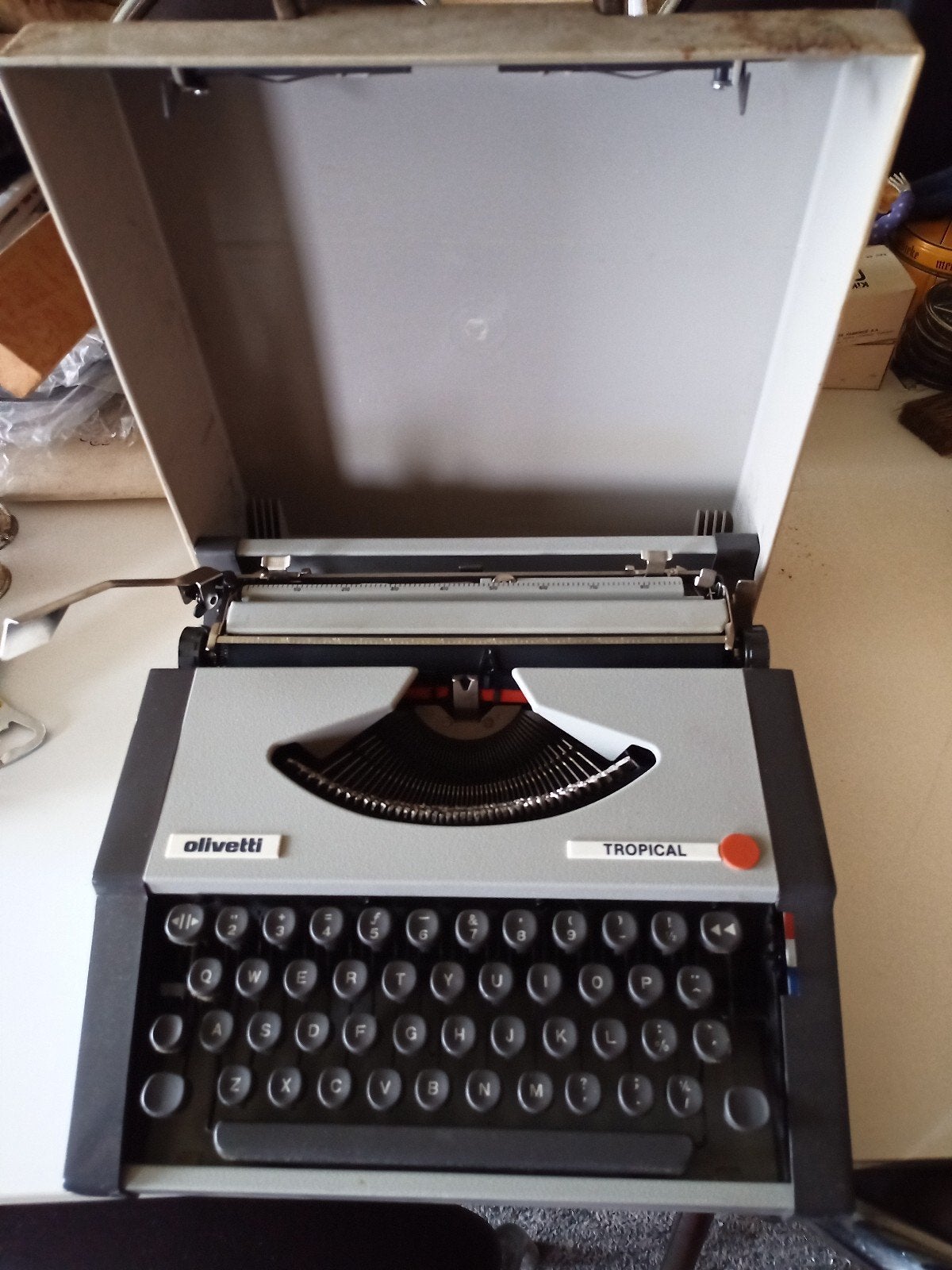 vintage olivetti typemachine, Diversen, Ophalen, Zo goed als nieuw