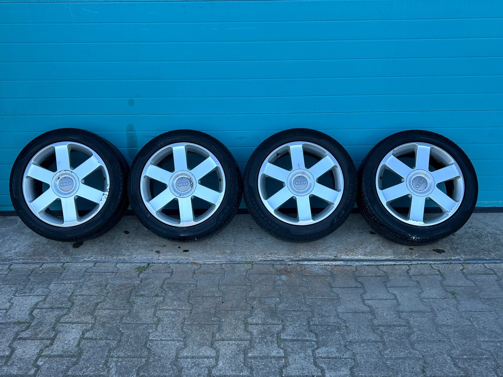 Sportvelgen 5x112 17 inch./7.5j et45 origineel AUDI A4, Auto-onderdelen, Banden en Velgen, Ophalen, Gebruikt, Banden en Velgen
