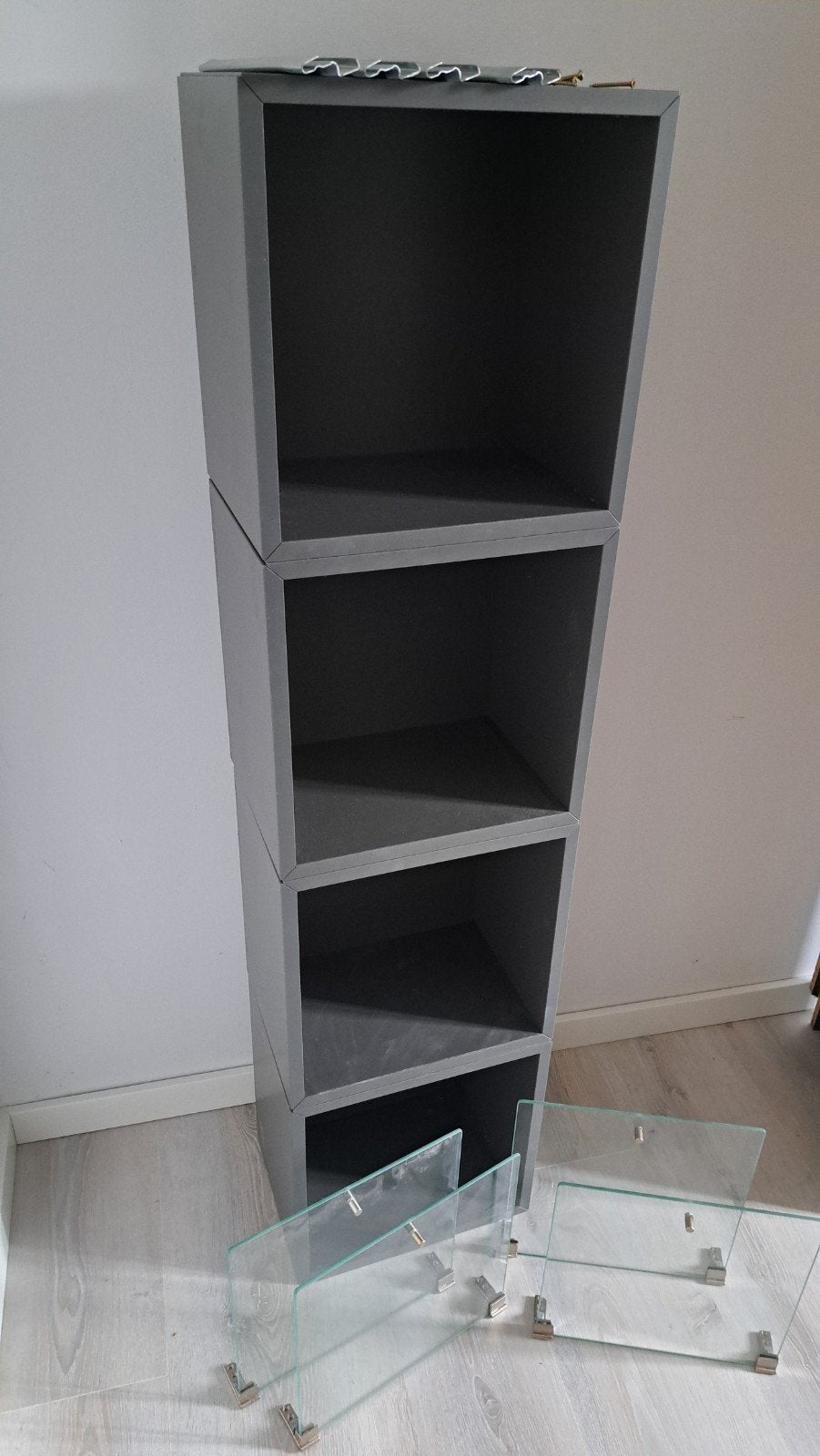 IKEA Kastjes met deurtjes - 4 stuks, Ophalen, Zo goed als nieuw