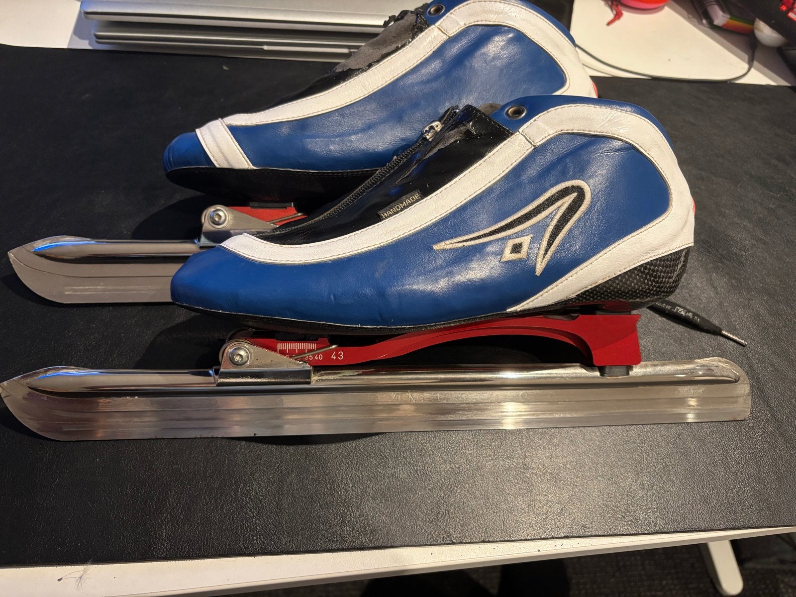Viking Nagano Sprint PM 66 HRC klapschaatsen, Ophalen, Gebruikt, Noren, Viking