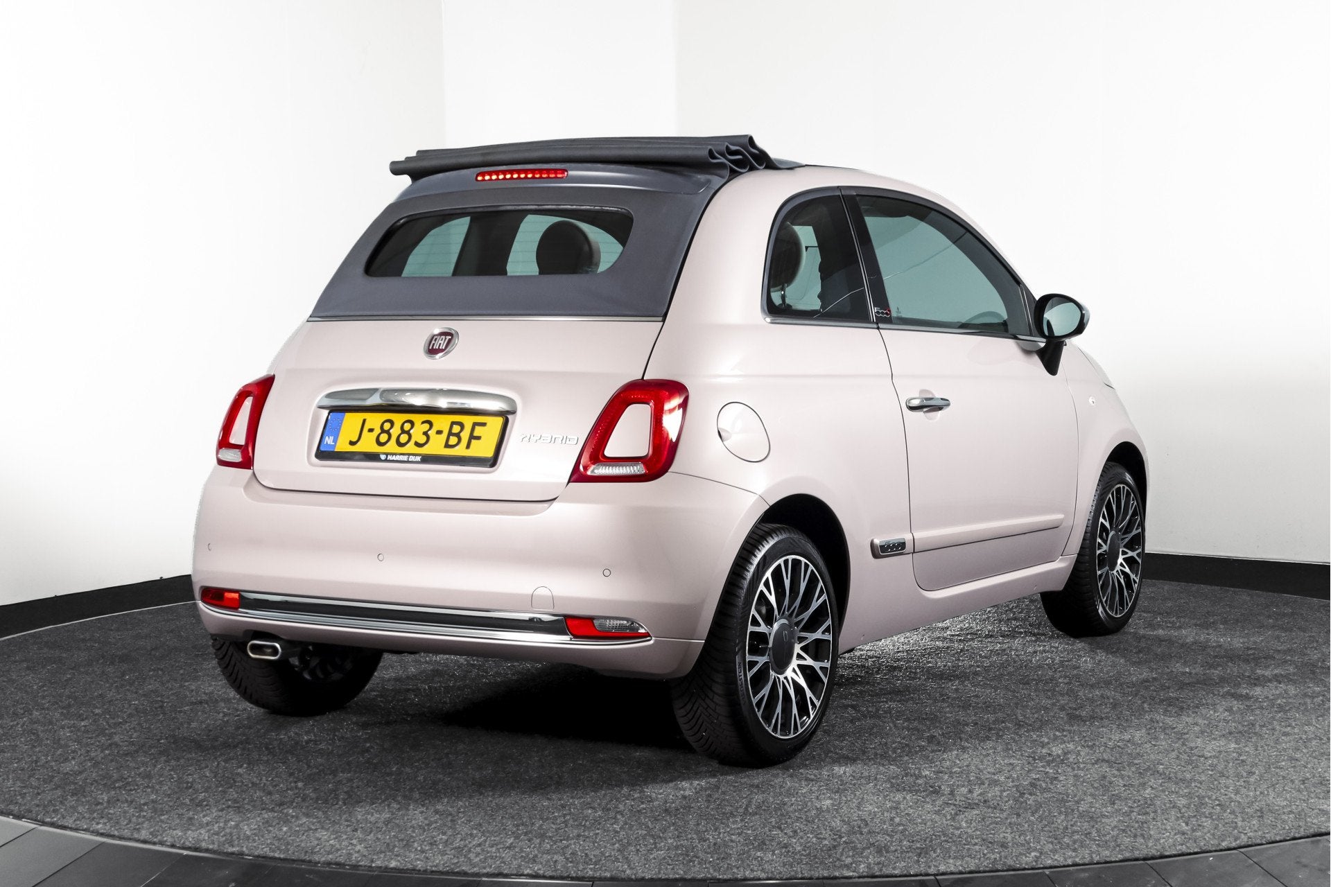Fiat 500C 1.0 Hybrid Star Org NL. | Bianco Stella | Cabrio |, Auto's, Fiat, Voorwielaandrijving, Euro 6, Cabriolet, 4 stoelen