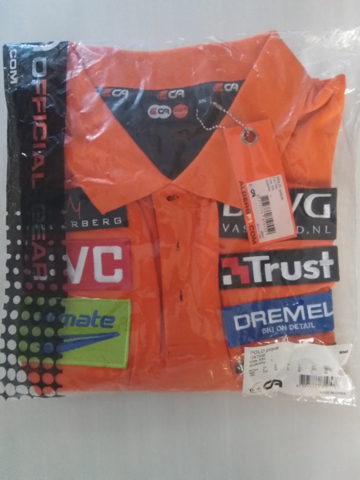 Christijan Albers Spyker F1 Team Polo Shirt XXL Nieuw, Ophalen of Verzenden, Nieuw, Albers F1