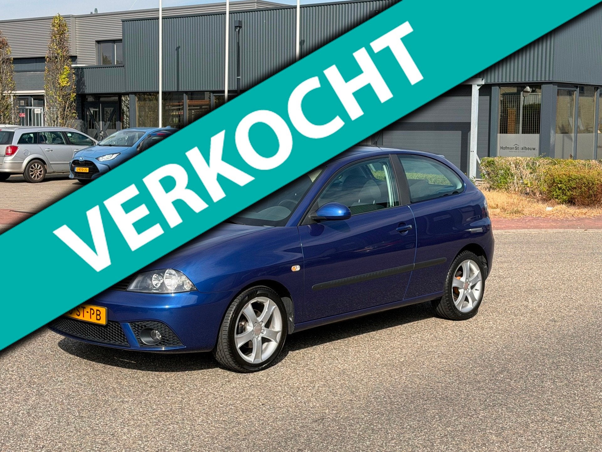 Seat Ibiza 1.4-16V Sport Airco Nieuwe Apk, Voorwielaandrijving, 4 cilinders, Blauw, Ibiza