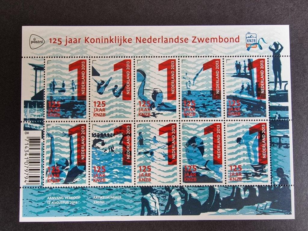 2013 Vel V3079-3088 KNZB 125 jaar. Postfris., Ophalen of Verzenden, Na 1940, Postfris
