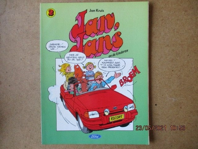 adv2507 jan jans en de kinderen 2 ford, Eén stripboek, Ophalen, Gelezen