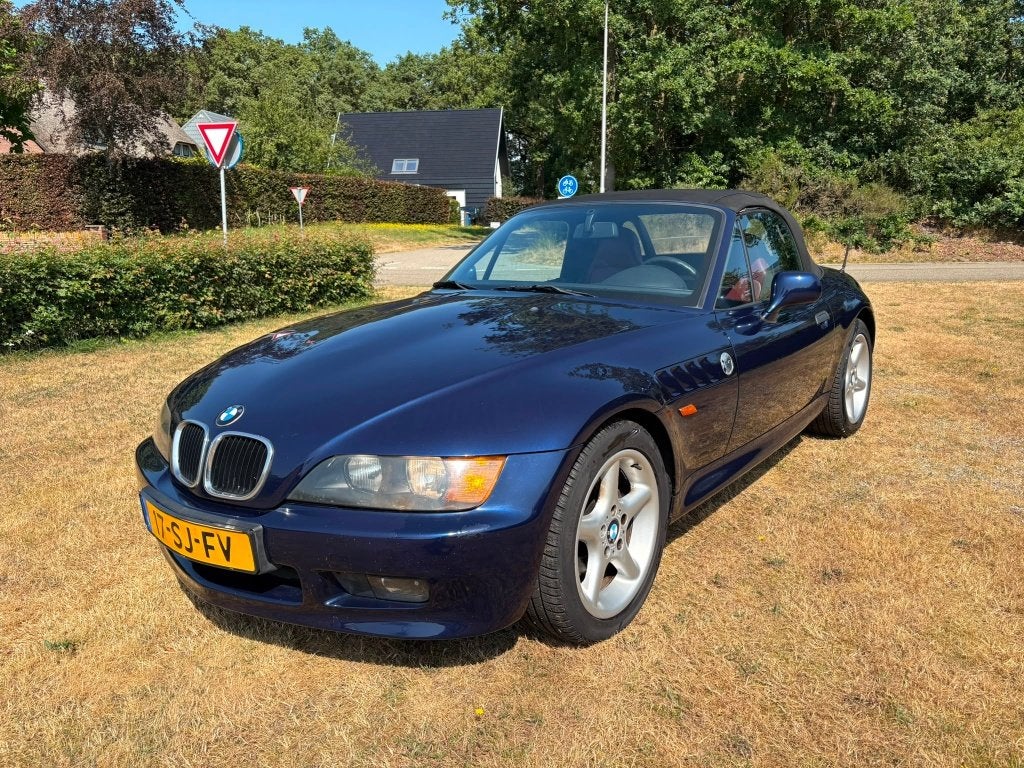 BMW Z3 Roadster 1.9 140PK 1998 Blauw, Euro 5, Achterwielaandrijving, Zwart, 4 cilinders