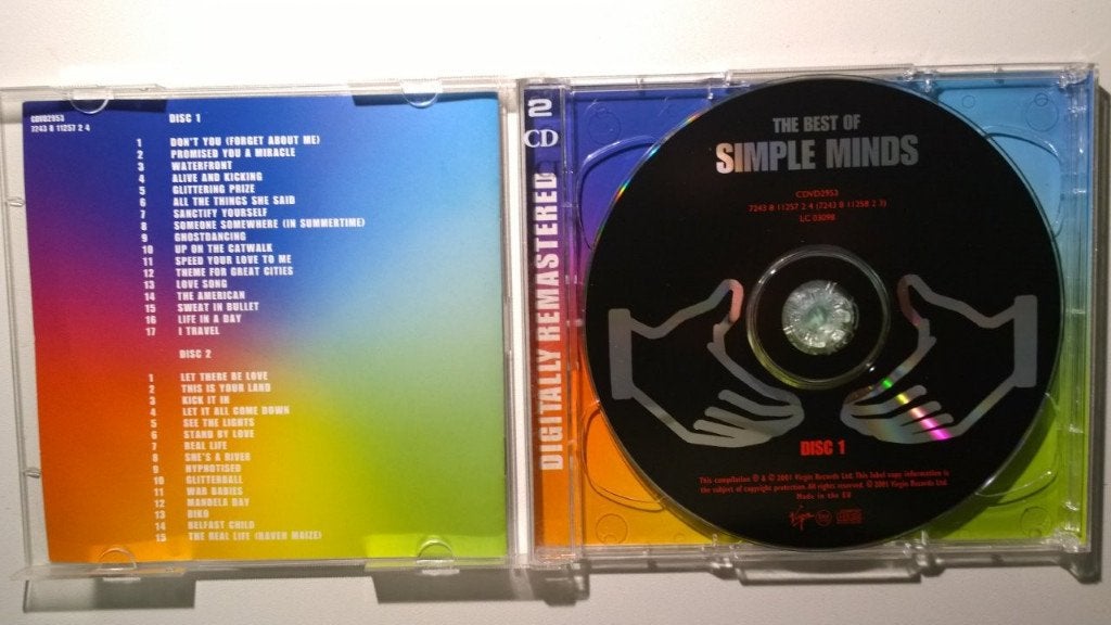 Simple Minds - The Best Of Simple Minds, Ophalen of Verzenden, Zo goed als nieuw, Pop, Album