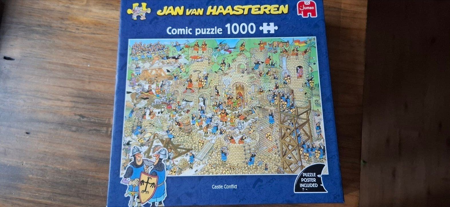 Jan van haasteren castle conflict, Ophalen of Verzenden, 500 t/m 1500 stukjes, Zo goed als nieuw